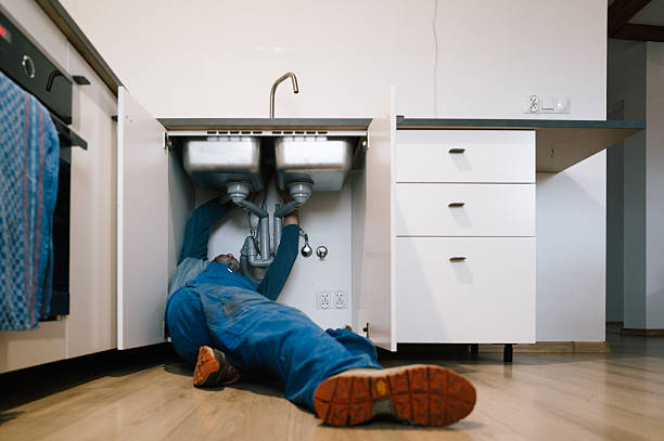 Professional Emergency Plumber technician working in New Braintree, MA